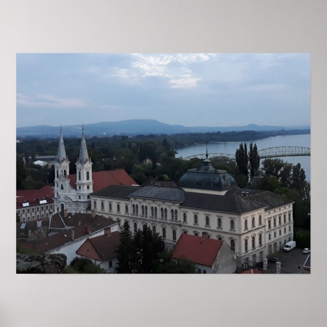 Poster Cartaz de Esztergom Hungria (Frente)