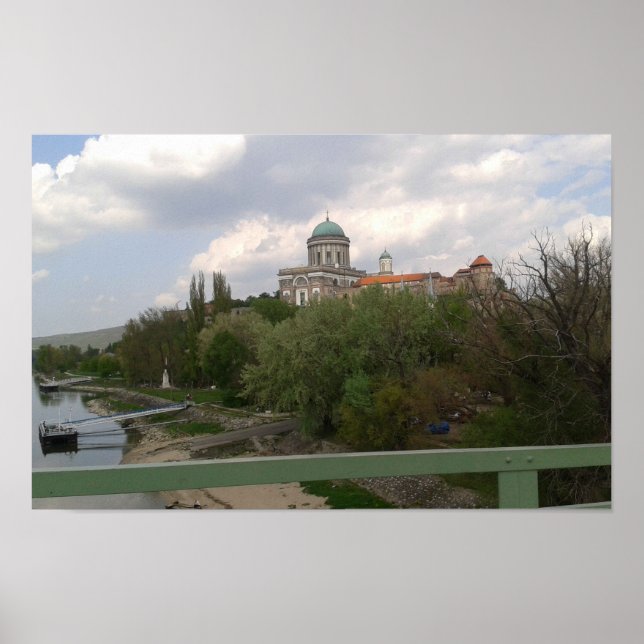 Poster Cartaz de Esztergom Hungria (Frente)
