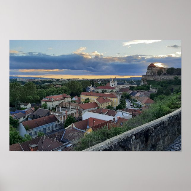 Poster Cartaz de Esztergom Hungria (Frente)