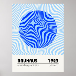 Poster Cartaz de Exposição Bauhaus 1923