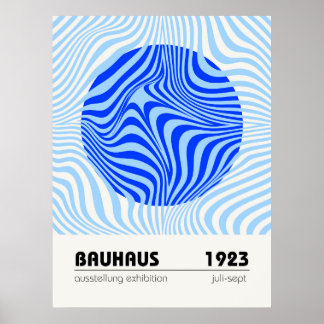 Poster Cartaz de Exposição Bauhaus 1923
