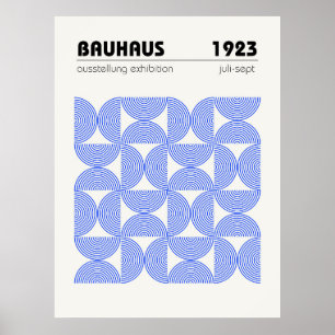 Poster Cartaz de Exposição Bauhaus 1923
