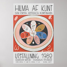 Poster Cartaz de Exposição de Arte Abstrata de Hilma Af K
