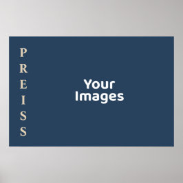 Poster Cartaz de Exposição de Fotos da Família Blue/Vanil