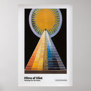 Poster Cartaz de Exposição de Hilma af Klint Giclée Vinta