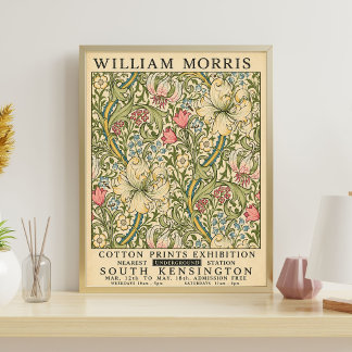 Poster Cartaz de Exposição de William Morris | Botânica V