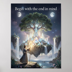 Poster Cartaz de Fantasia da Árvore Encantada de Propósit