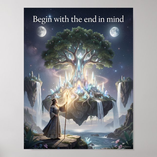 Poster Cartaz de Fantasia da Árvore Encantada de Propósit (Frente)