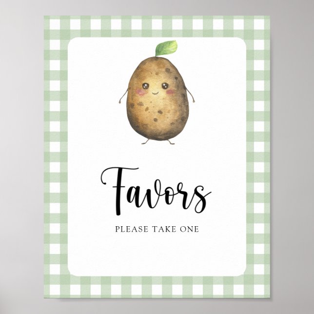 Poster Cartaz de Favoritos Pequena Batata (Frente)