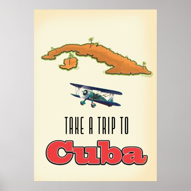 Poster Cartaz de férias em Cuba (Frente)