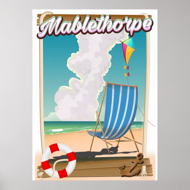 Poster Cartaz de férias em Mablethorpe (Frente)