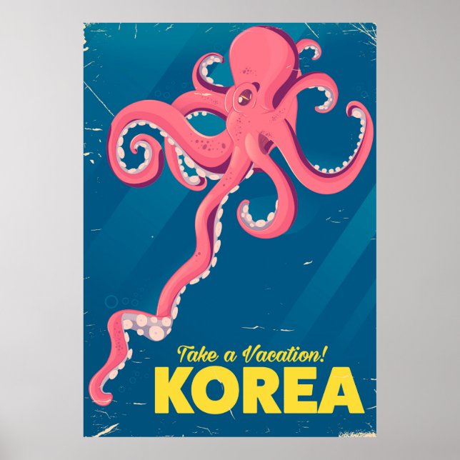 Pôster Cartaz de férias na Coreia (Frente)