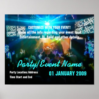 Poster Cartaz de Festa #003 Cartaz