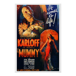 Pôster Cartaz de Filme do Monstro A Múmia