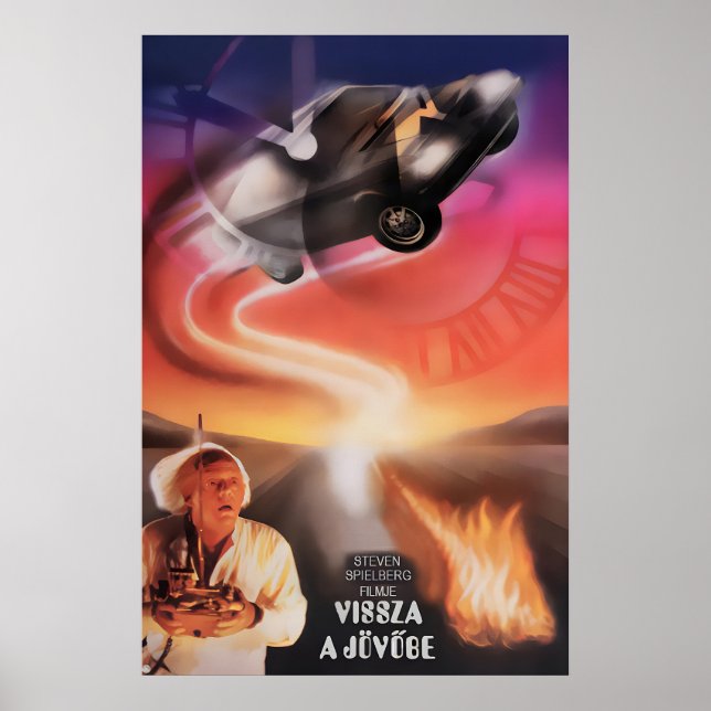 Poster Cartaz de Filme Francês Back to the Future Impress (Frente)