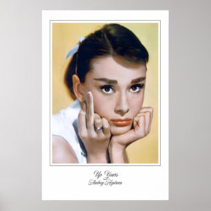 Poster Cartaz de filme 'Up Yours' de Audrey Hepburn
