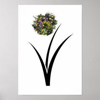 Poster Cartaz de flor 