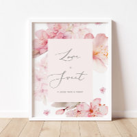 Cartaz de Flor de Cerejeira Amor é doce aproveite