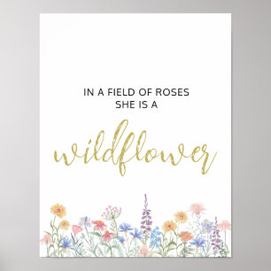 Poster Cartaz de Flor Silvestre
