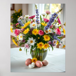 Poster Cartaz de Flores de Primavera