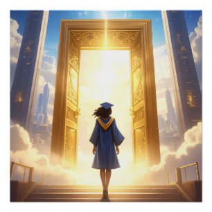 Pôster Cartaz de Formatura do Portal Dourado