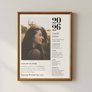 Poster Cartaz de Foto de Formatura Turma de 2026