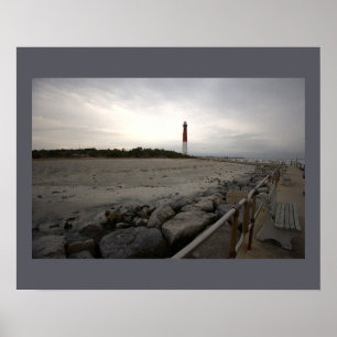 Poster Cartaz de Foto do Farol Barnegat Light