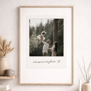 Poster Cartaz de Foto Polaroid   Arte Personalizada Vinta