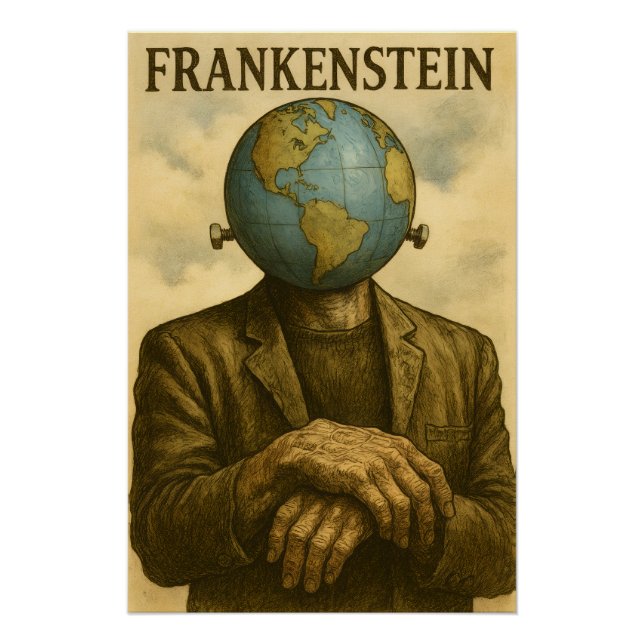 Pôster Cartaz de FRANKENSTEIN (Frente)