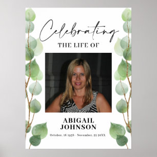 Poster Cartaz de Funeral de Vegetação Fotográfica Celebra