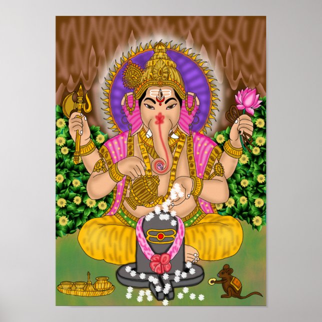 Poster Cartaz de Ganesha (Frente)