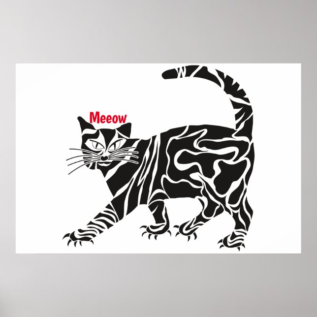 Poster Cartaz de Gato (Frente)