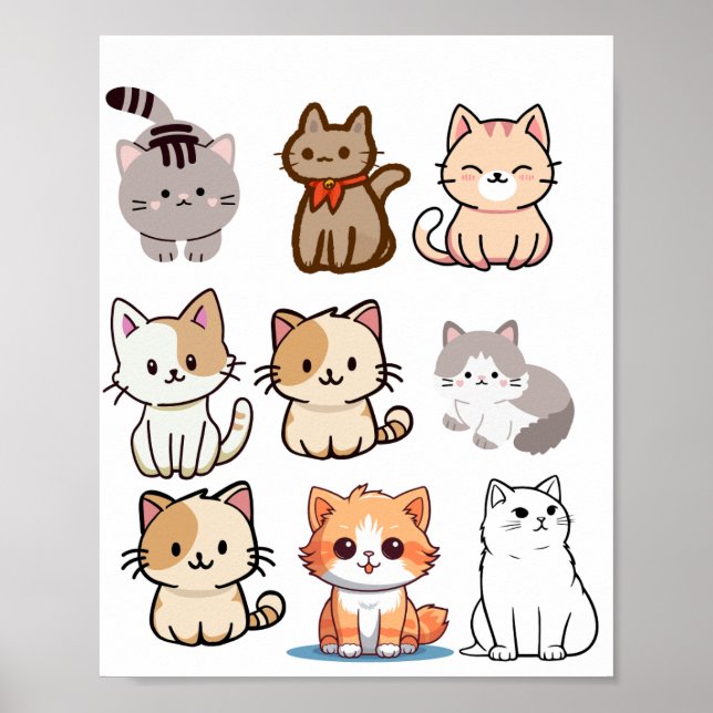 POSTER CARTAZ DE GATOS (Frente)