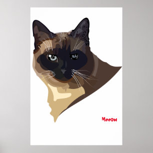 Poster Cartaz de Gatos Meeow