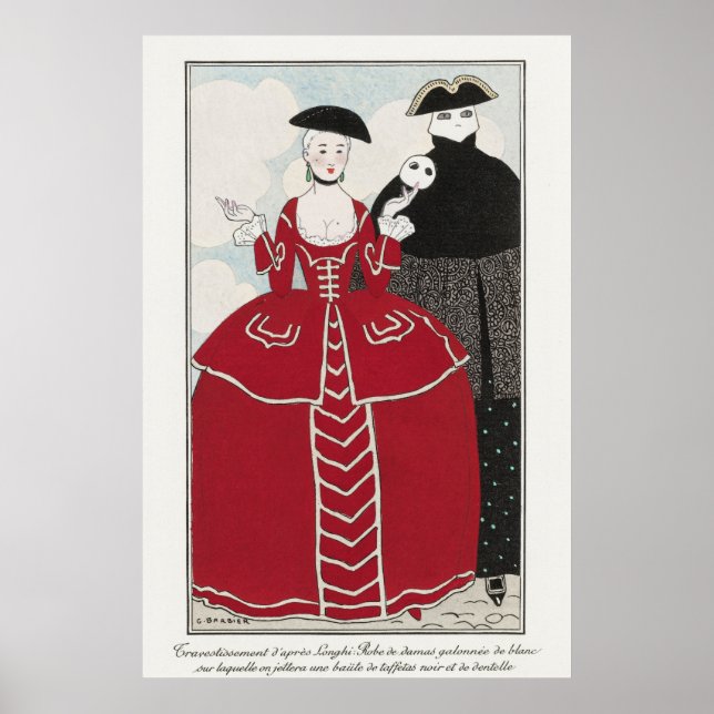 Poster Cartaz de George Barbier (Frente)