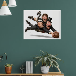 Poster Cartaz de Grandes Cavalheiros de Rugby