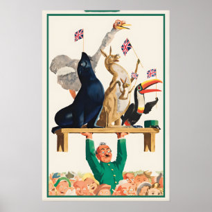 Poster Cartaz de Guinness John Gilroy Vintage Irlandês