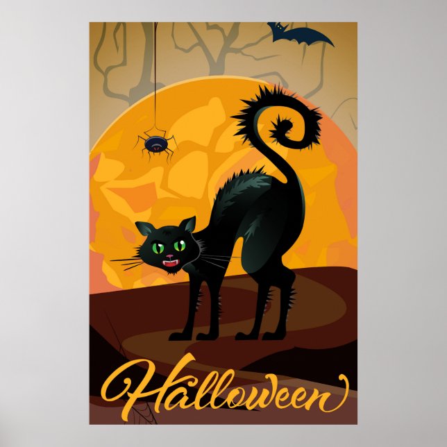 Poster Cartaz de Halloween (Frente)