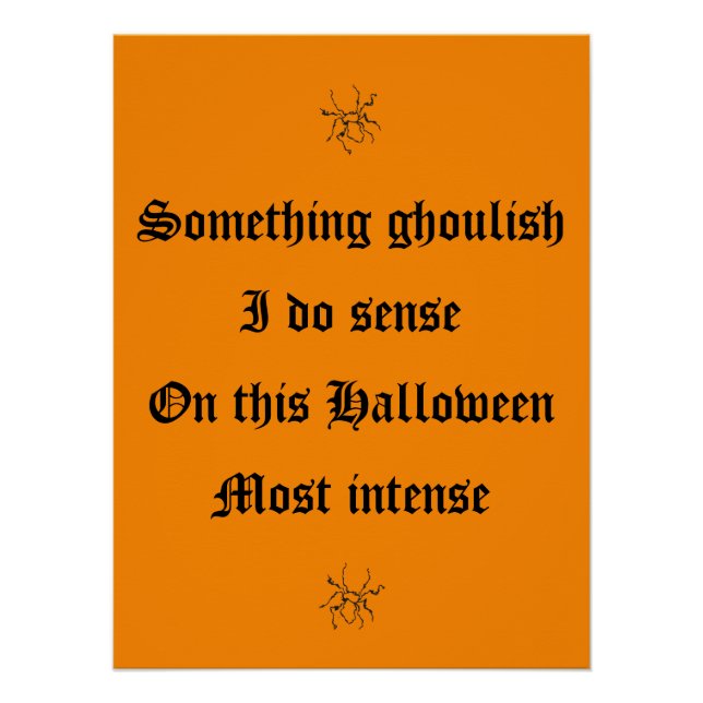 Pôster cartaz de Halloween (Frente)