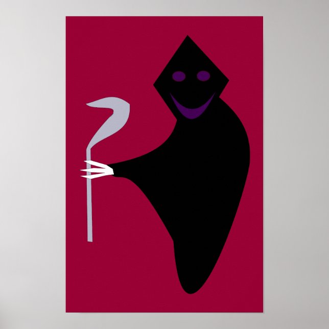 Pôster Cartaz de Halloween da Morte (Frente)