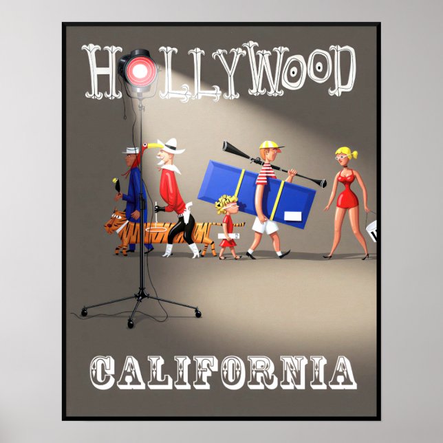 Poster cartaz de Hollywood (Frente)