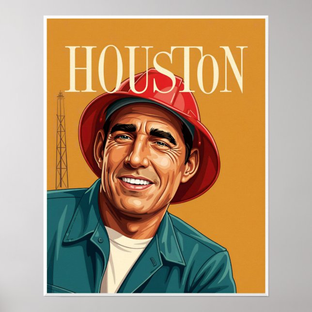 Poster cartaz de Houston (Frente)