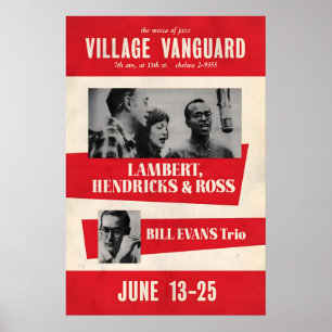 Poster Cartaz de jazz de Bill Evans - Domingo no Village