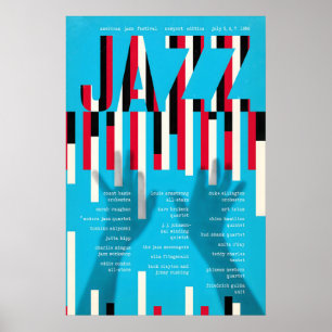 Poster Cartaz de jazz do Festival de Jazz de Newport 1956