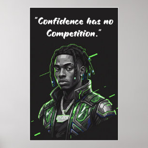 Poster Cartaz de Kay Flock – Confiança Não Tem Concorrênc