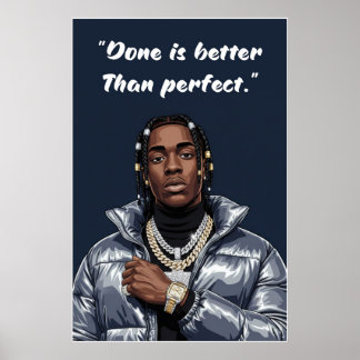 Poster Cartaz de Kay Flock – Feito é Melhor que Perfeito