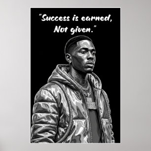 Poster Cartaz de Kay Flock – Sucesso é Ganho Motivação