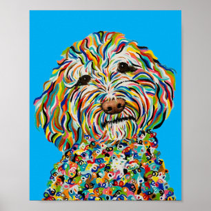 Poster Cartaz de Labradoodle