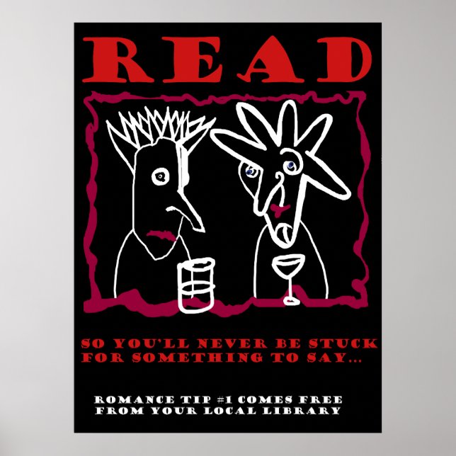 Poster cartaz de LEITURA (Frente)