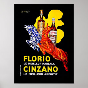 Pôster Cartaz de licor Art Déco de Leonetto Cappiello